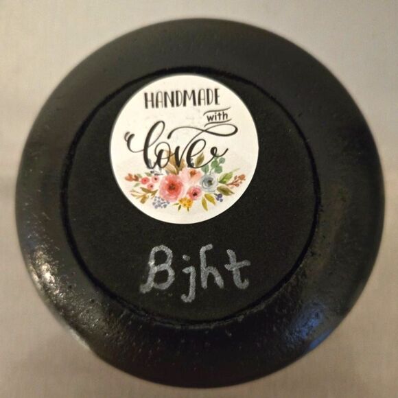 Hand Painted Dot Art Mandala Stone Paperweight Signed by Artist - Picture 2 of 2